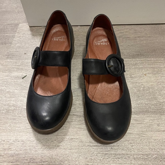 Dansko Mary Jane Size 38 Women’s Black Shoes, - Picture 2 of 8